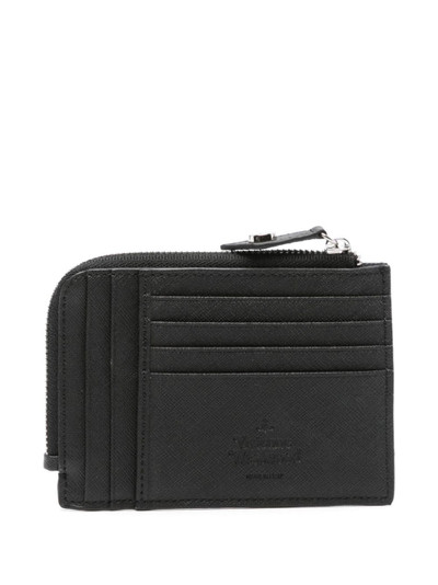 Vivienne Westwood Orb-plaque leather wallet outlook