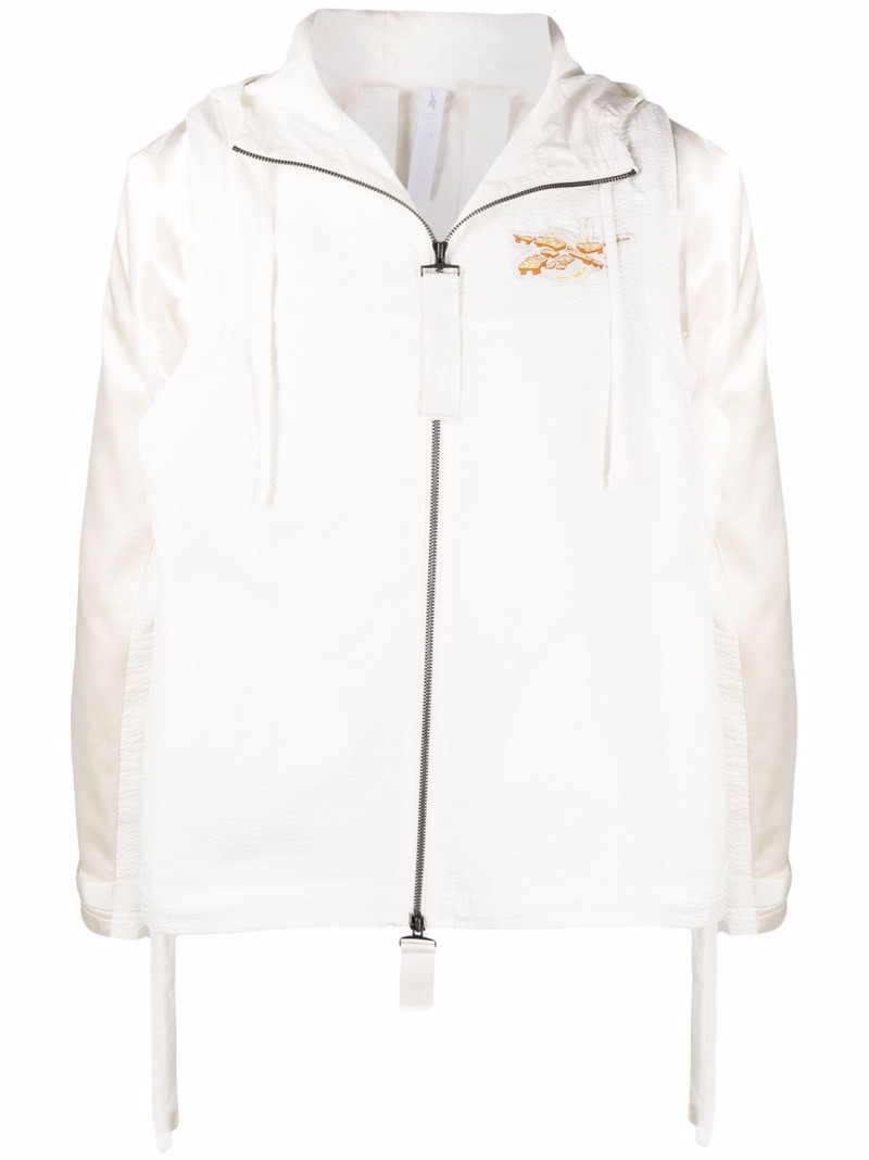 x Cottweiler convertible seersucker-weave jacket 1