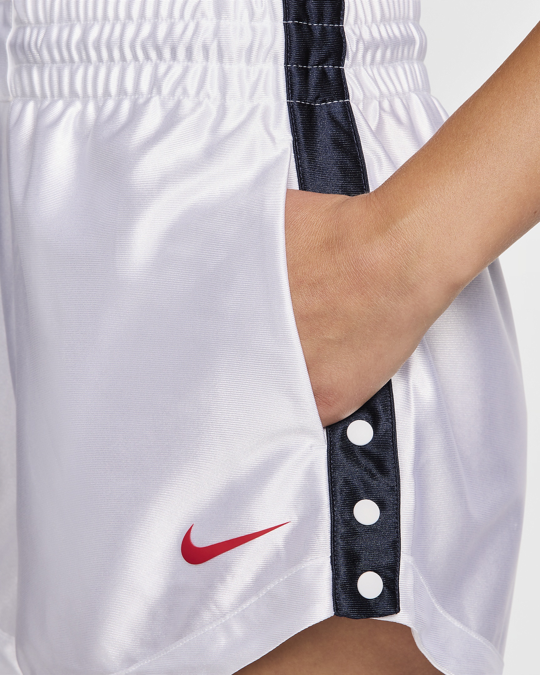 USA Village Women's Nike Basketball High-Waisted Shorts - 5