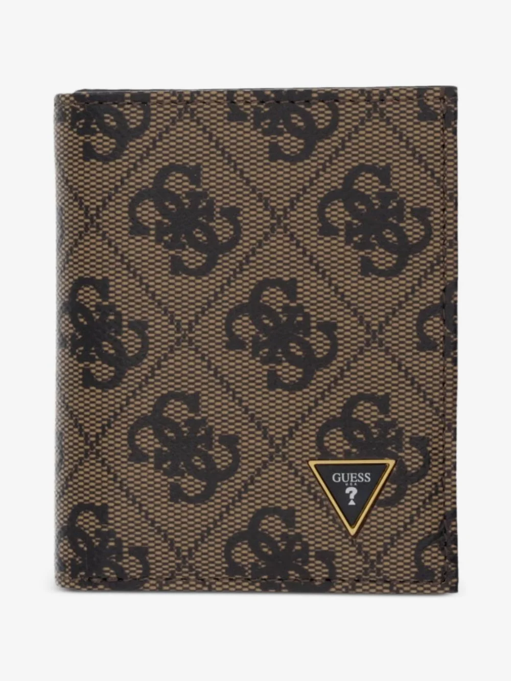 Milano monogram-print logo-plaque wallet - 1