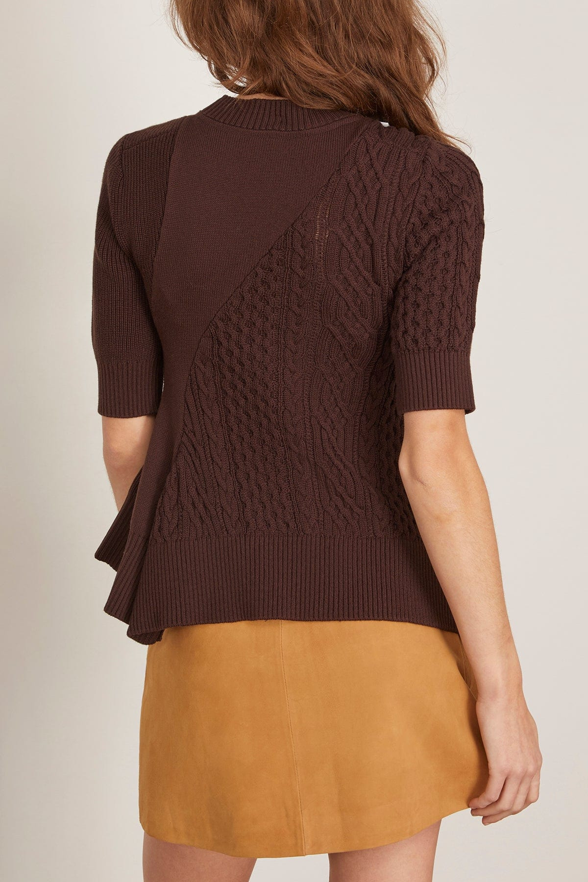 Knit Pullover in Brown - 4