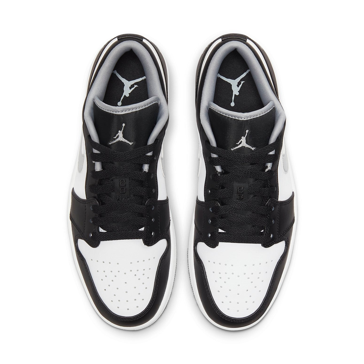 Air Jordan 1 Low 'Black White Grey' 553558-040 - 4