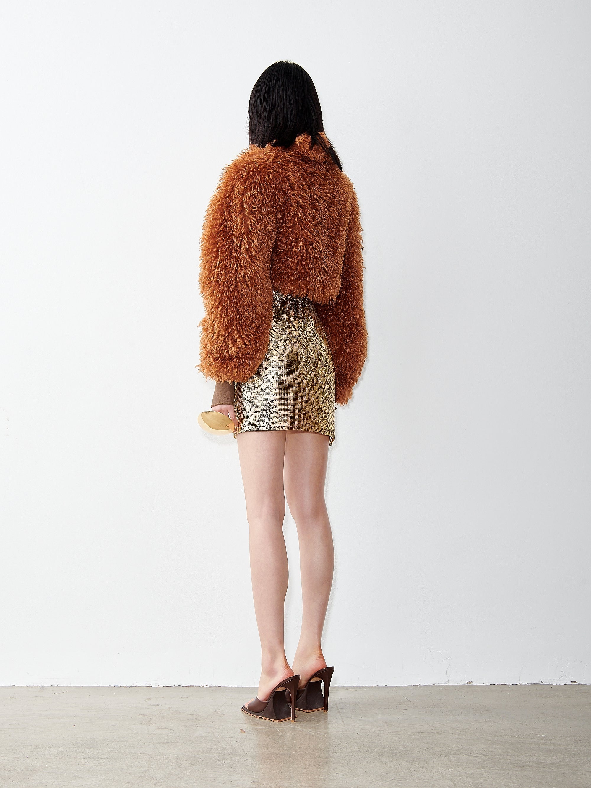 WINONA WRAP SKIRT COUGAR - 4