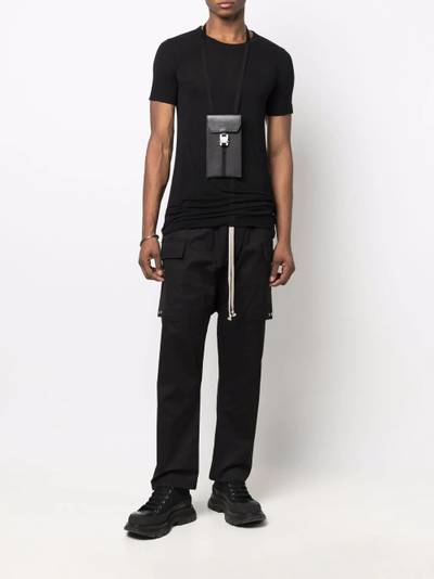 Rick Owens drawstring drop-crotch trousers outlook