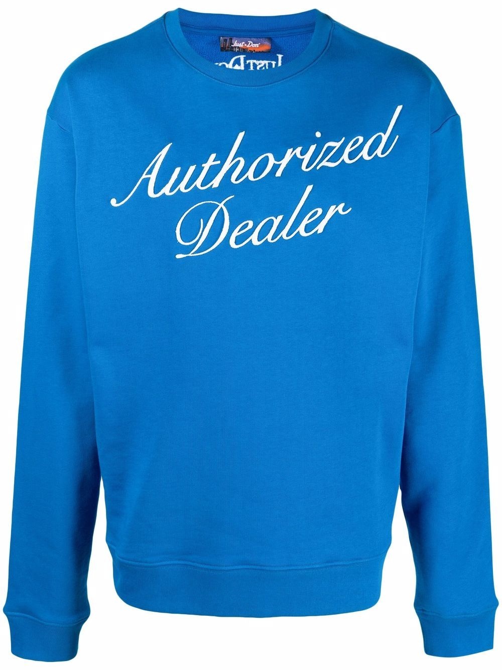 Authorized Dealer-print rib-trimmed sweatshirt - 1