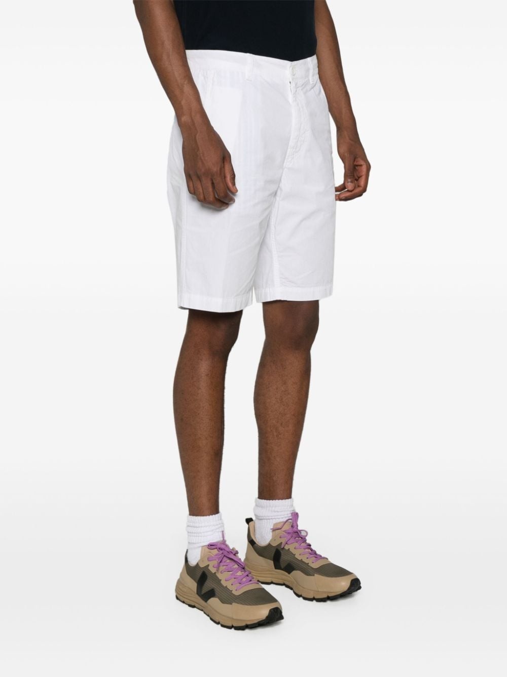 mid-rise chino shorts - 3