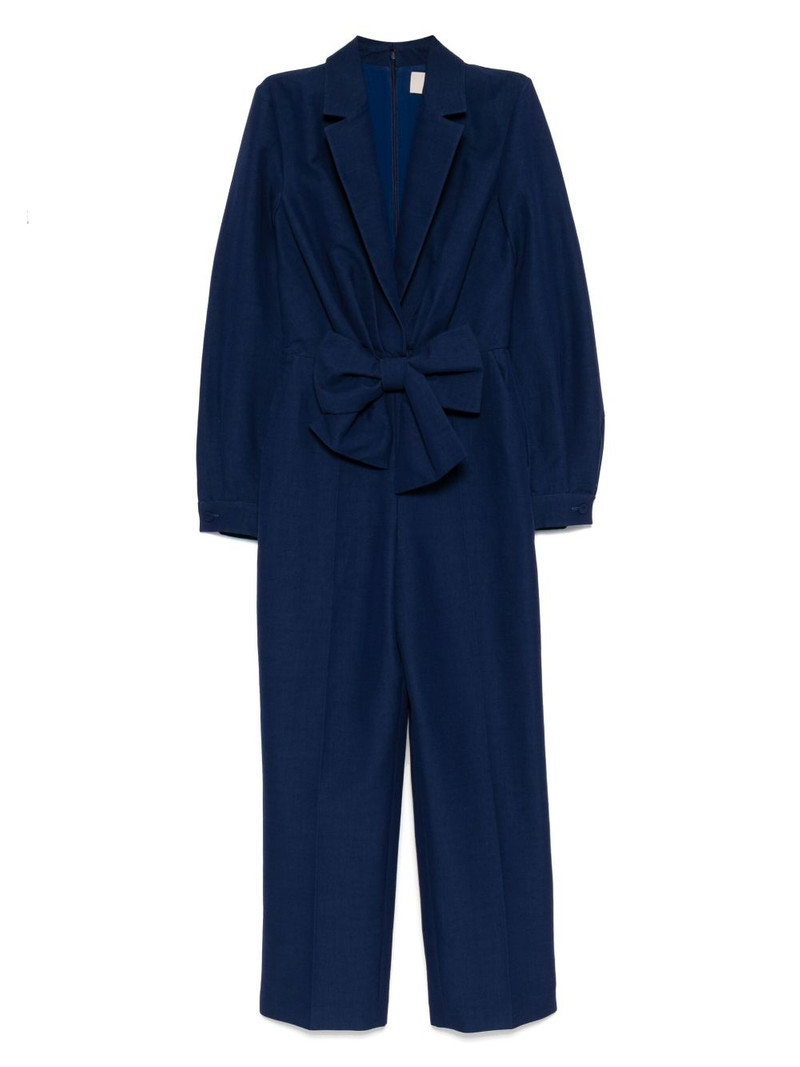 bow-detail jumpsuit 1