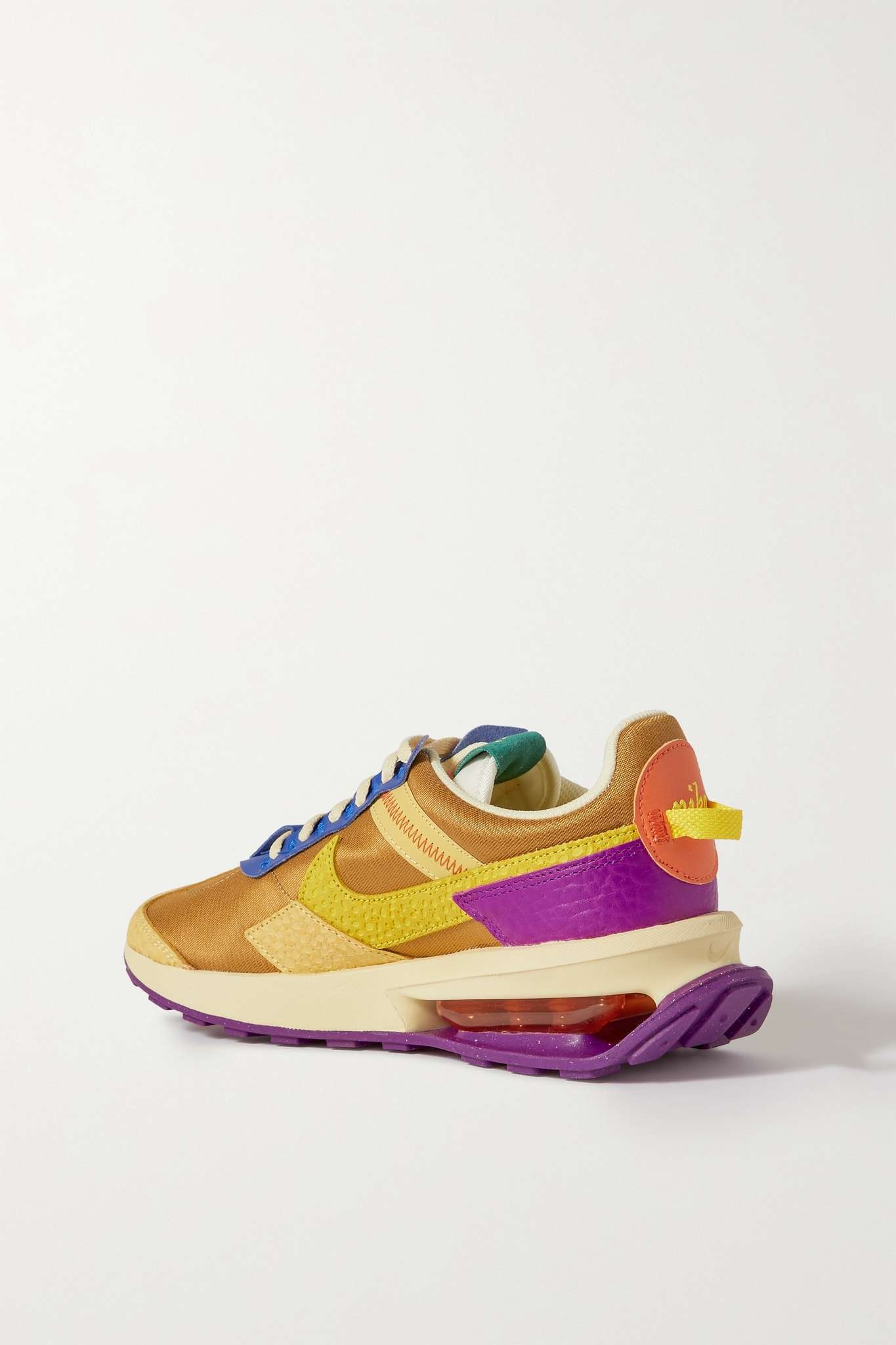 Nike Air Max Pre-Day Safari mesh and textured-leather sneakers