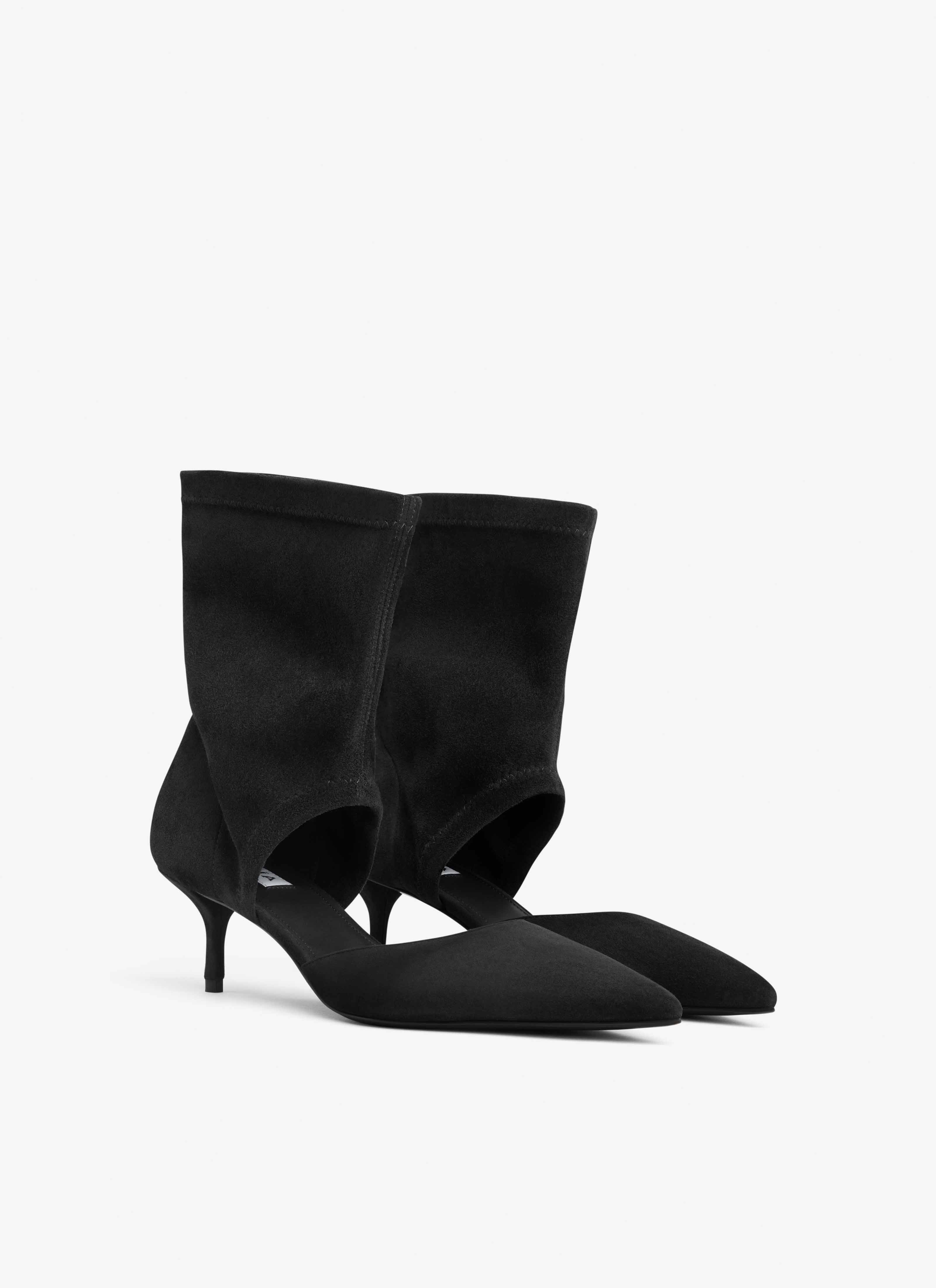 LOW BOOTS IN STRETCH SUEDE - 3