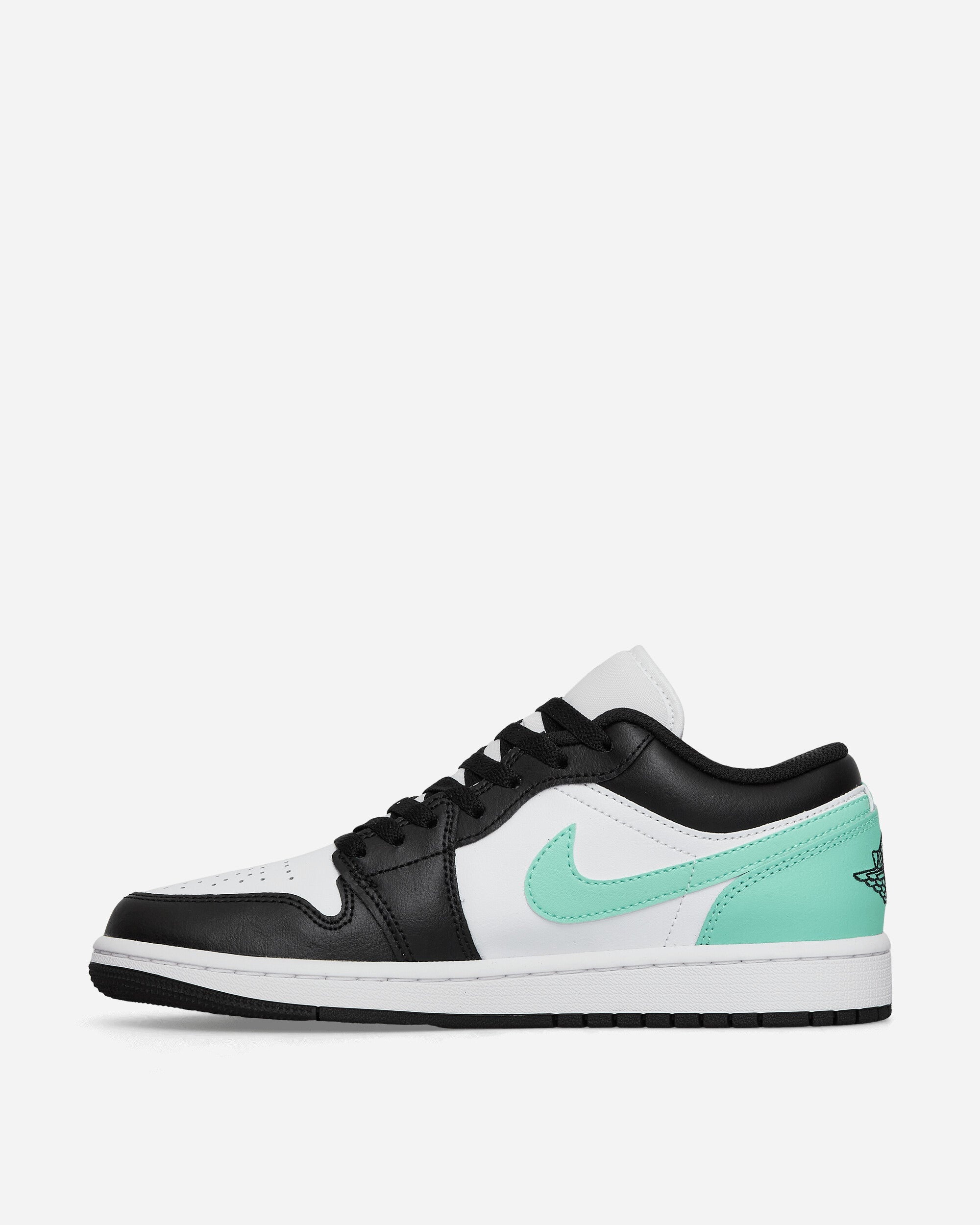 Air Jordan 1 Low Sneakers White / Black / Green Glow - 3