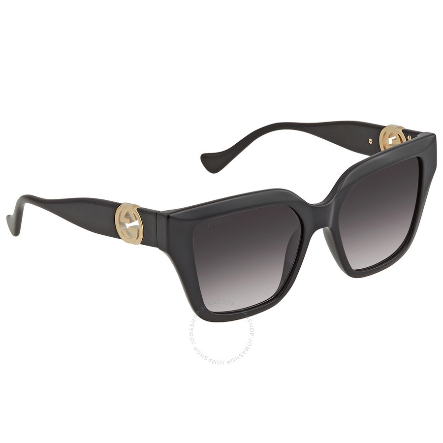Gucci Grey Gradient Square Ladies Sunglasses GG1023S 008 54 - 3