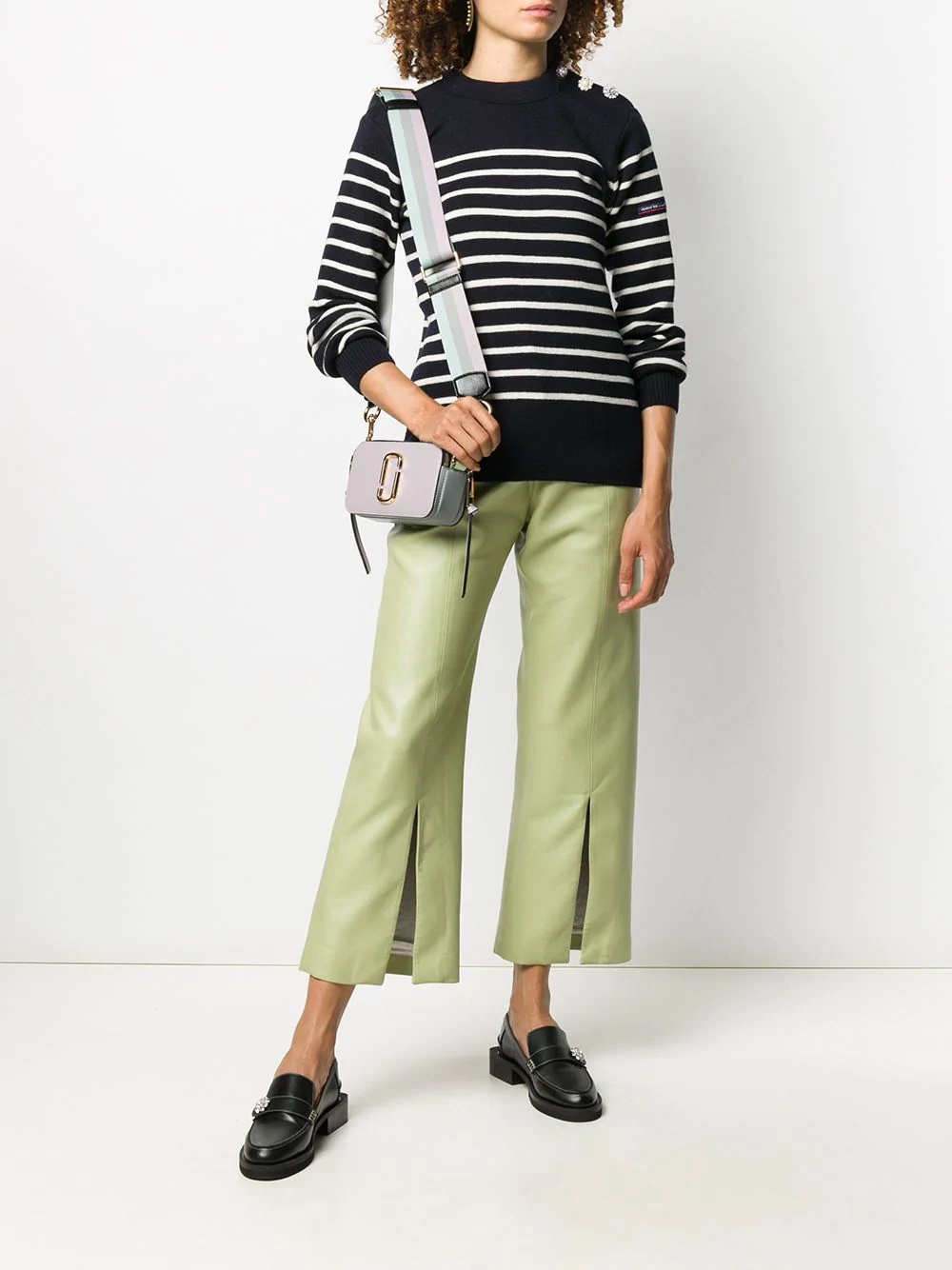 striped long-sleeve jumper - 2