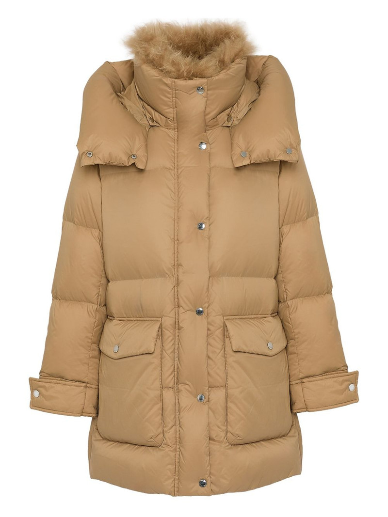 hooded down coat 1