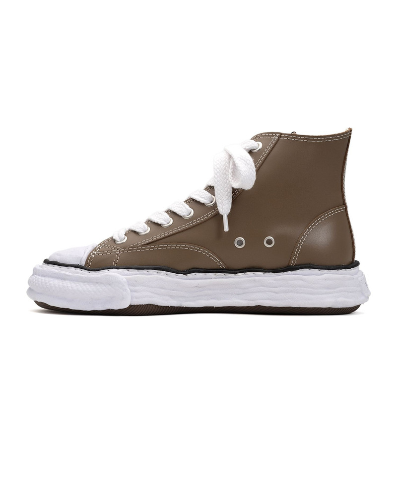 "PETERSON23" OG Sole Leather High-top Sneaker 28