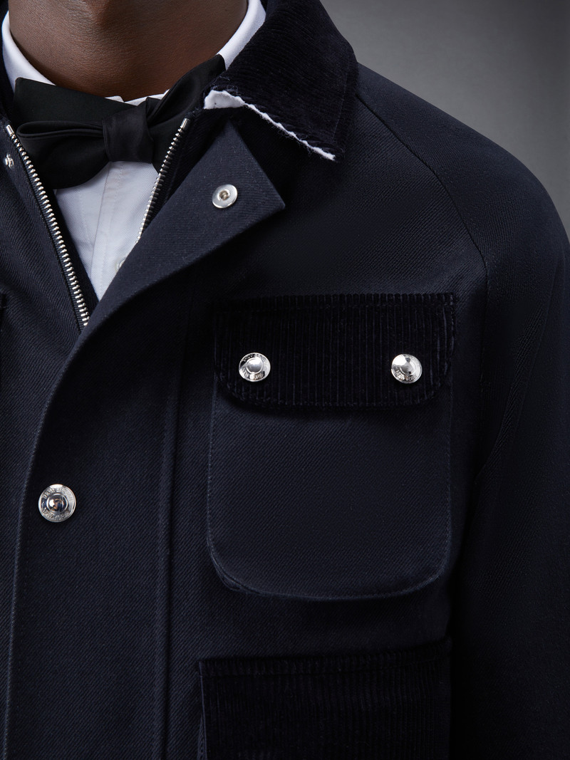SELVEDGE DENIM CROPPED RELAXED FIELD JACKET 7