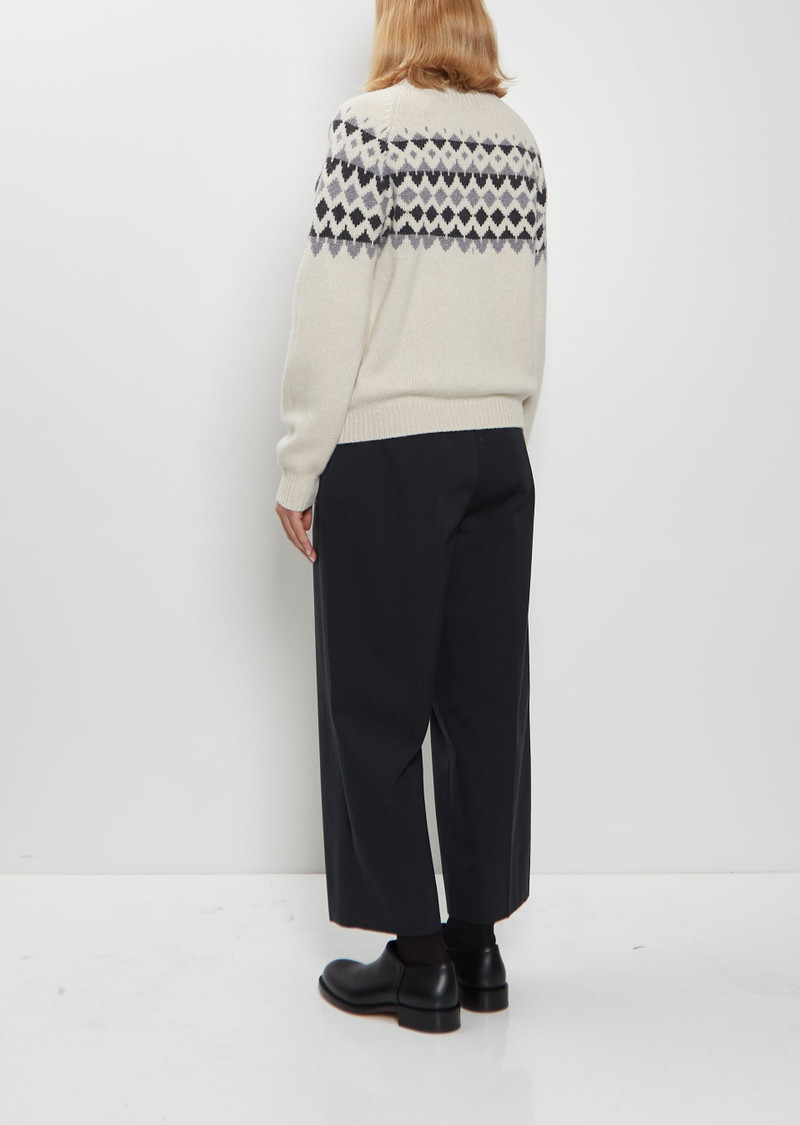 MARGARET HOWELL High Neck Fairisle Sweater outlook