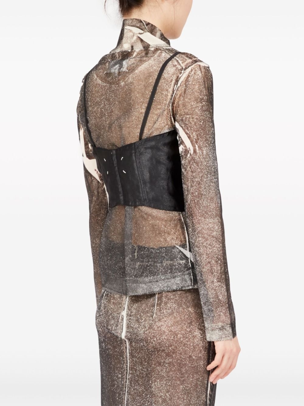 Metal satin vest top - 4