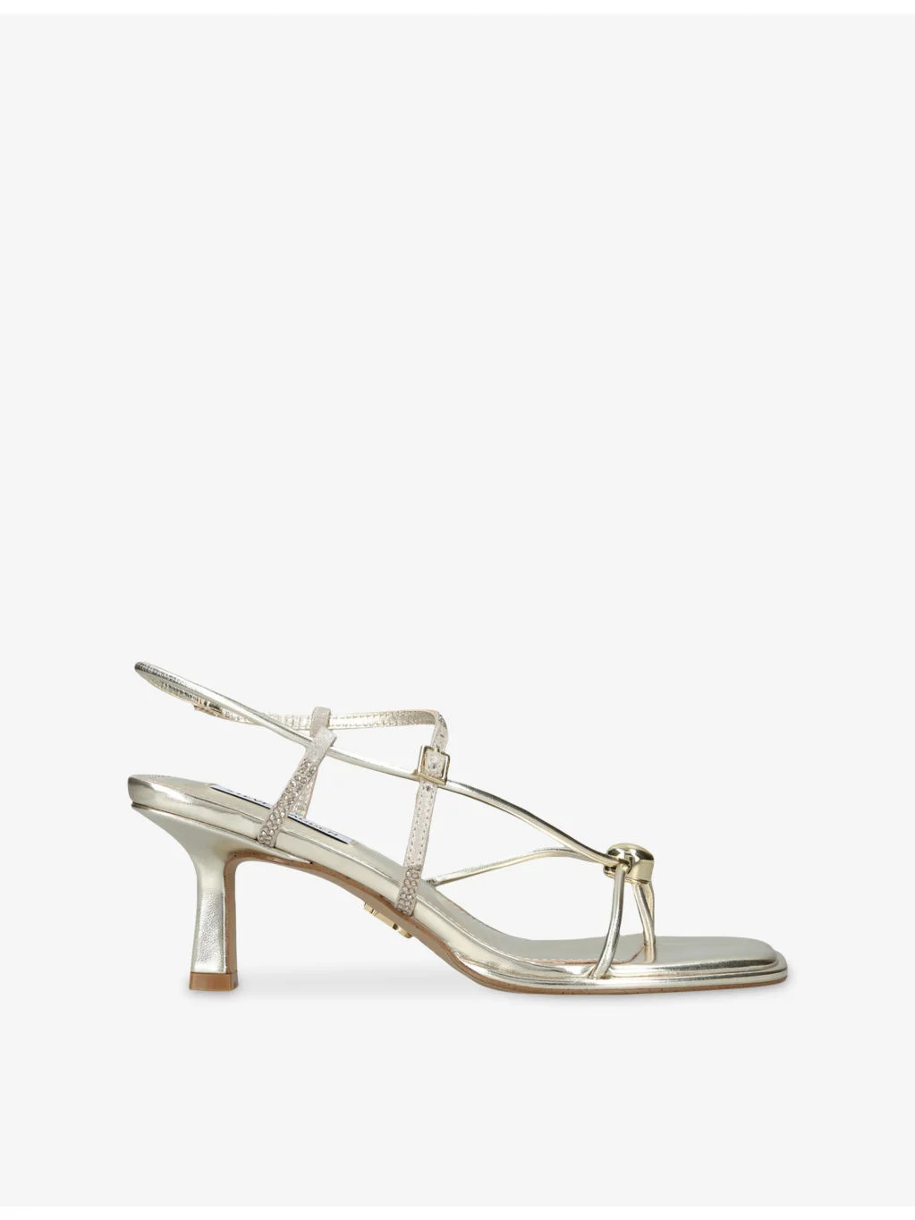 Jackpots Faux-Leather Heeled Sandals - 1