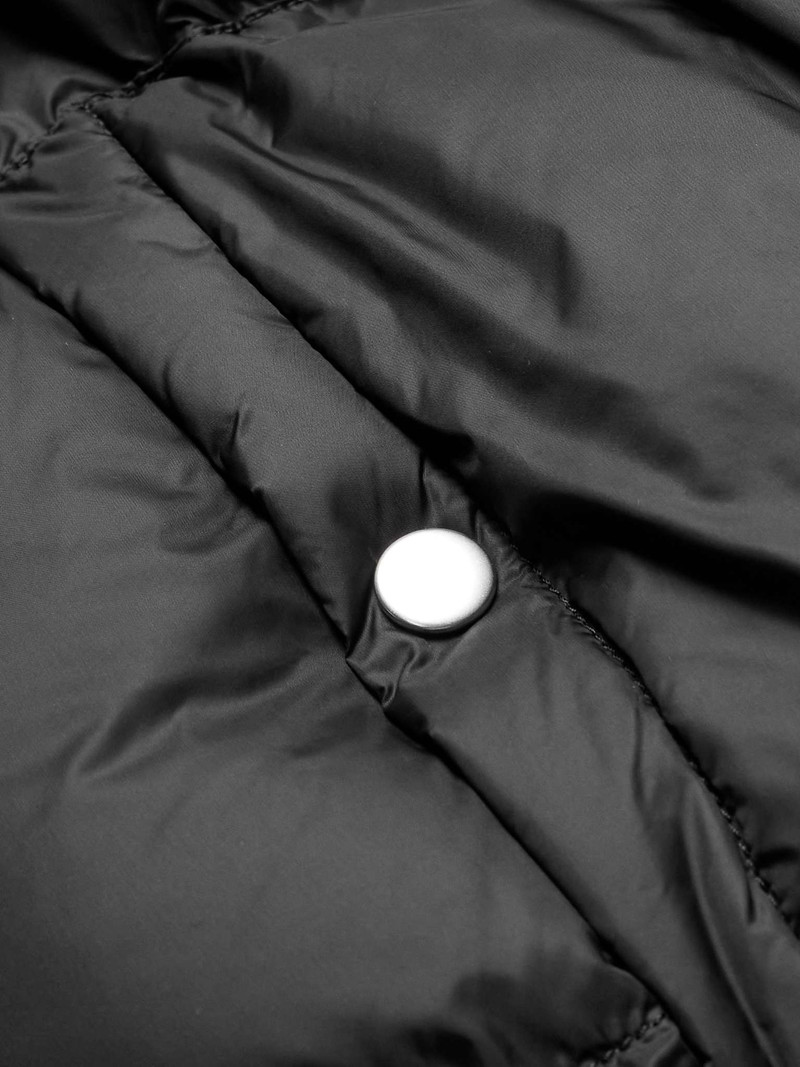 Oversized Quilted Nylon Hooded Down Jacket 3
