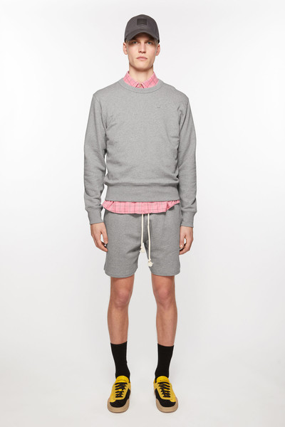 Acne Studios Fleece shorts - Light Grey Melange outlook