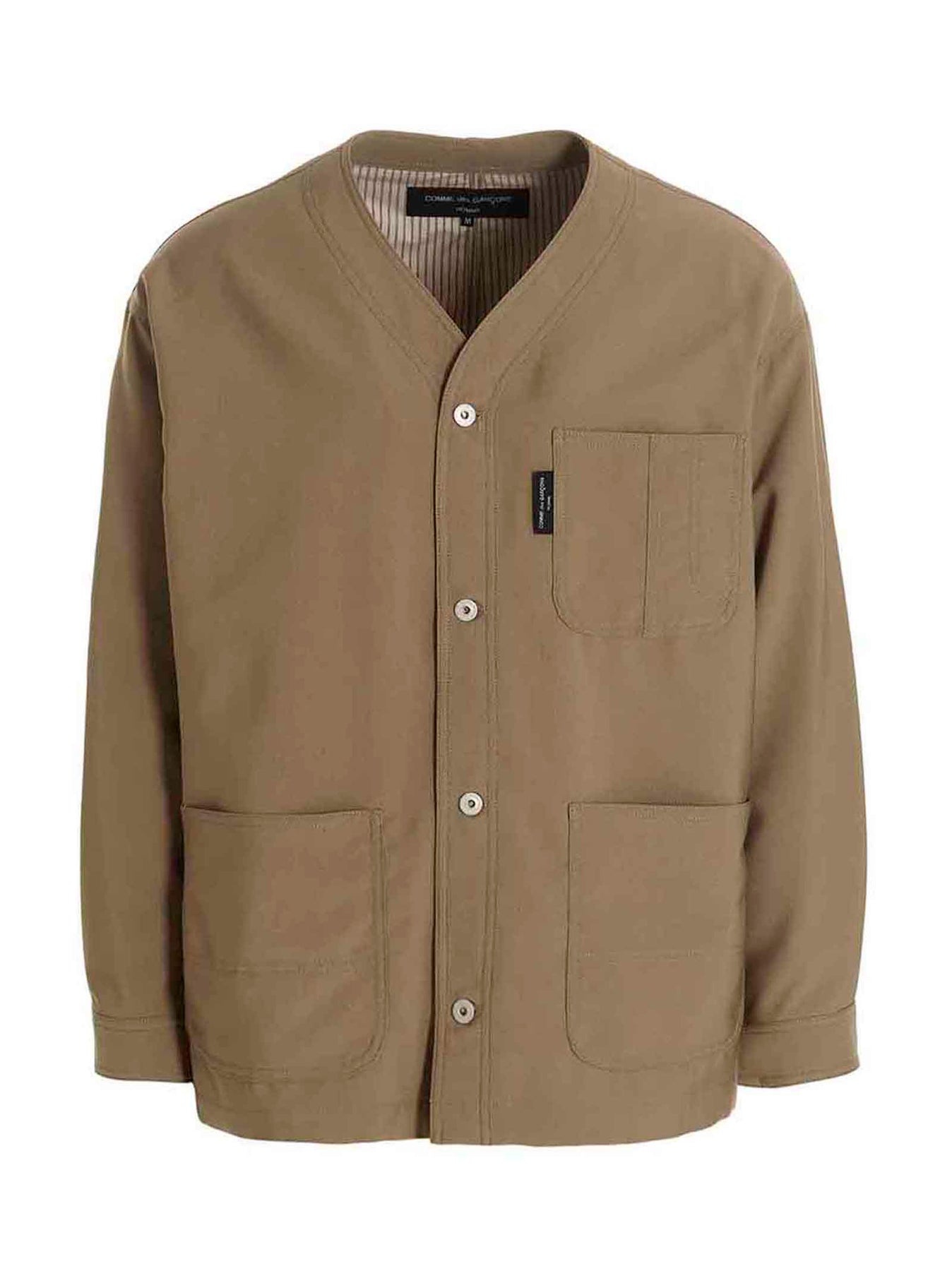 Tropical Wool Blazer Jacket Jackets Beige - 1