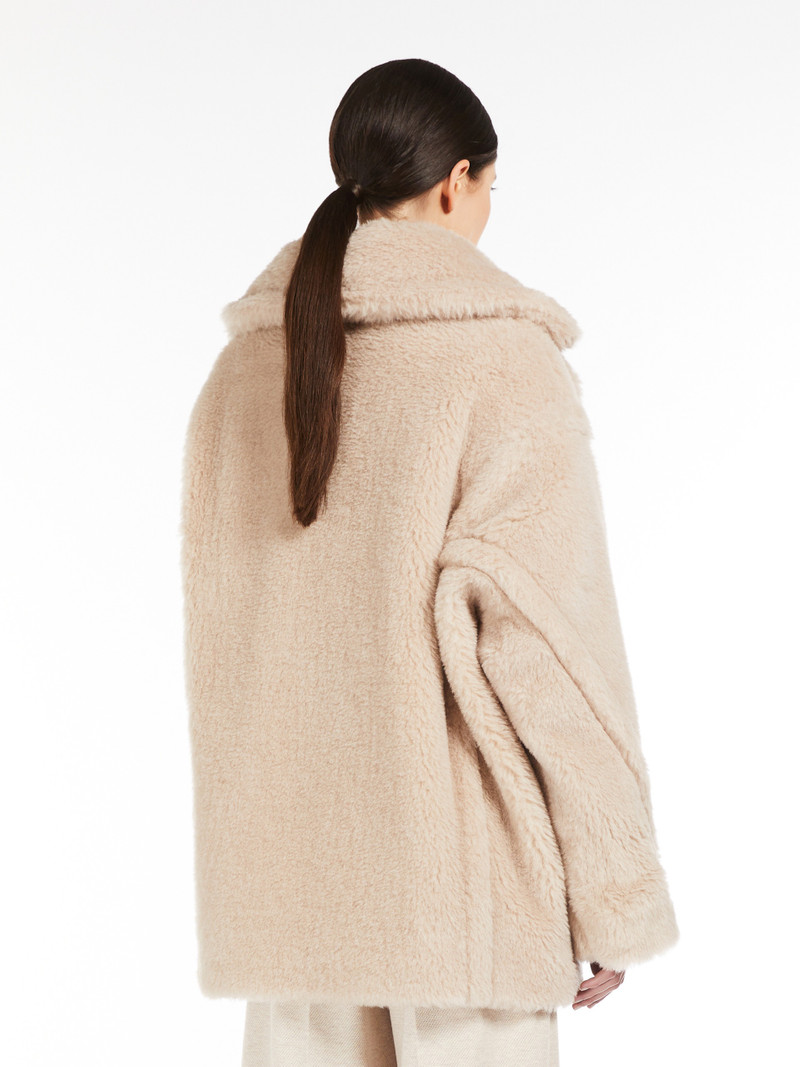 CUBA Short Teddy Bear Icon Coat in alpaca and wool 4