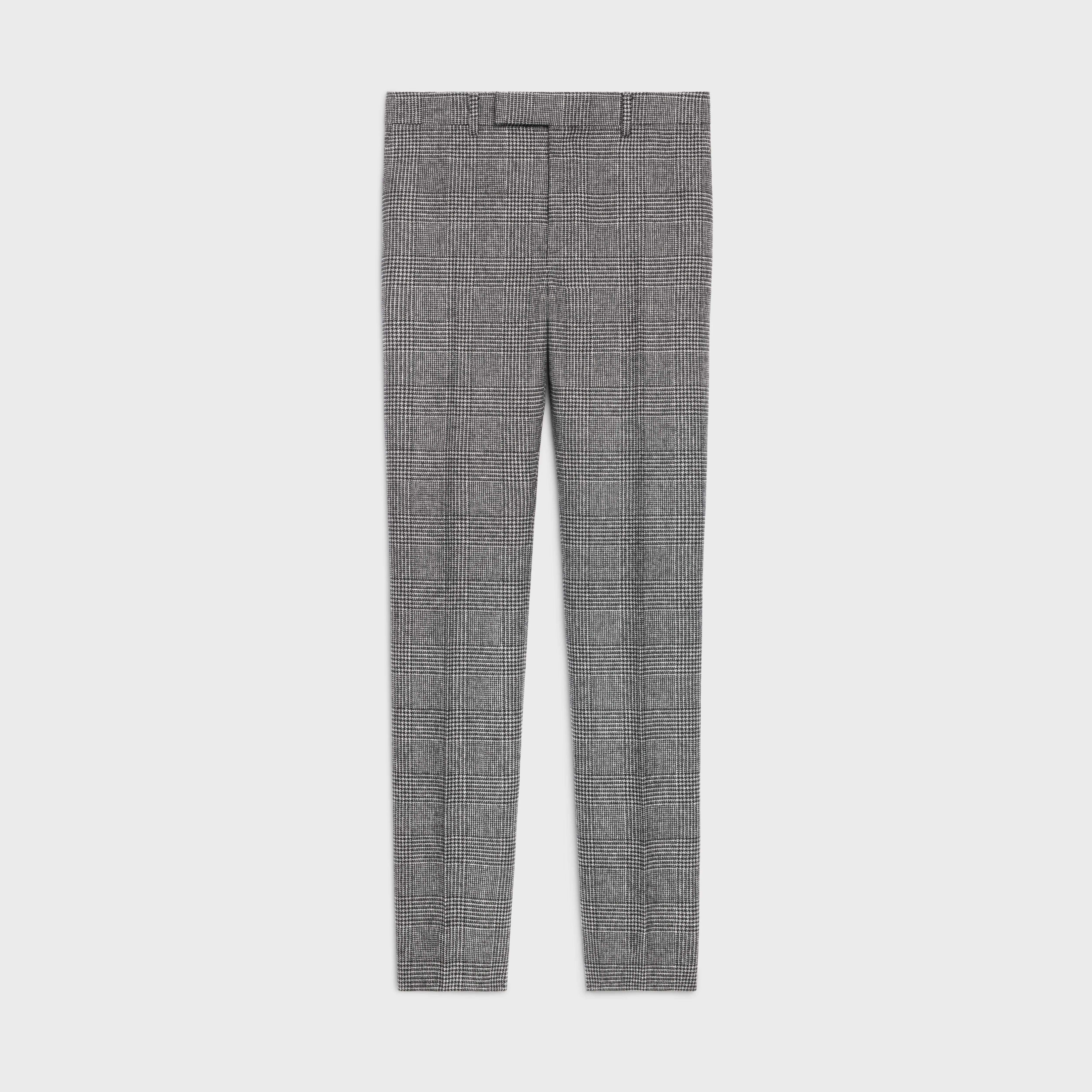 CELINE mods pants in prince of wales wool | REVERSIBLE