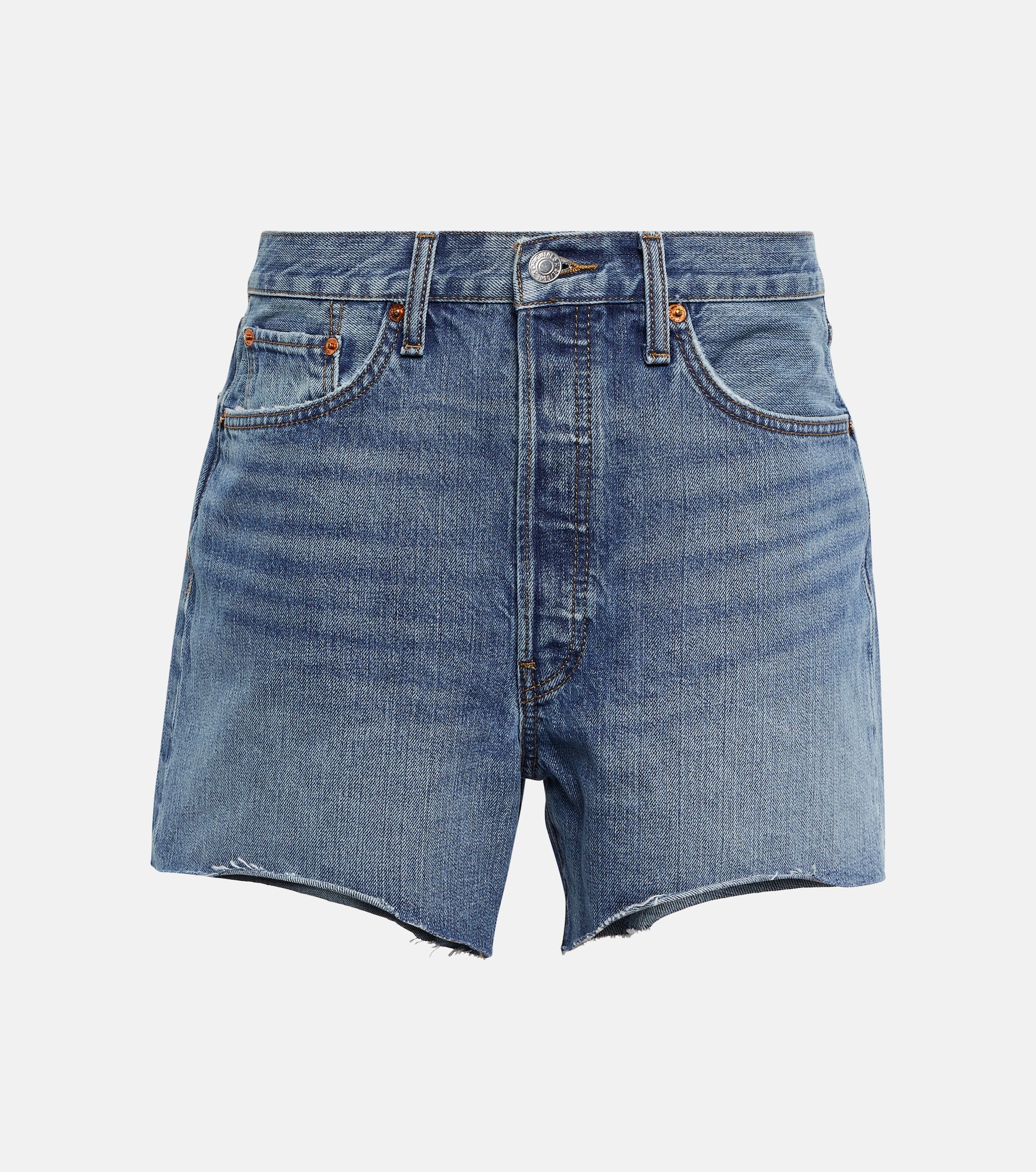‘90s Low Slung denim shorts - 1