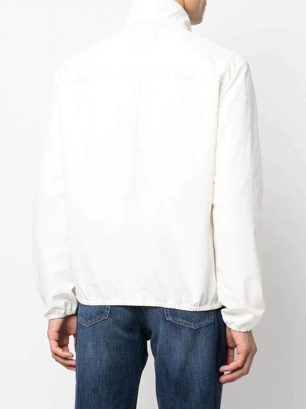 funnel-neck cotton jacket - 4