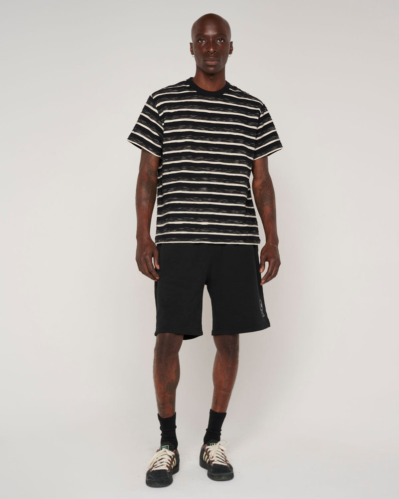 Casey Striped T-shirt - Black 2