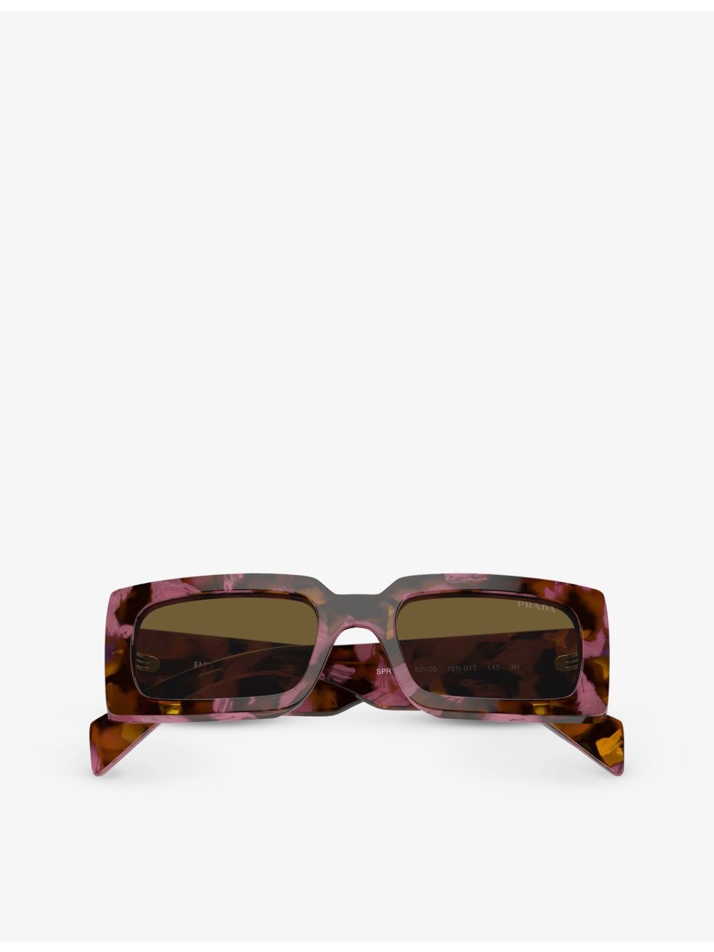 PR A07S pillow-frame tortoiseshell acetate sunglasses - 6