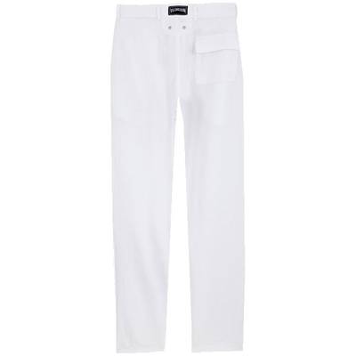 Vilebrequin Men Linen Pants Straight Solid outlook