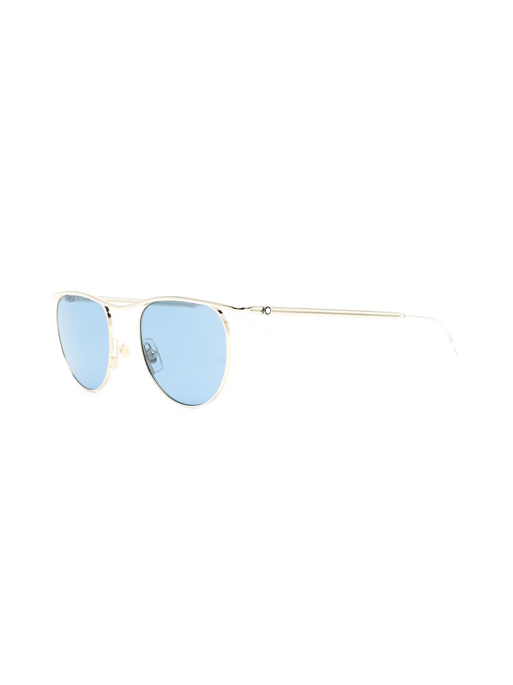 round-frame tinted lens sunglasses - 2