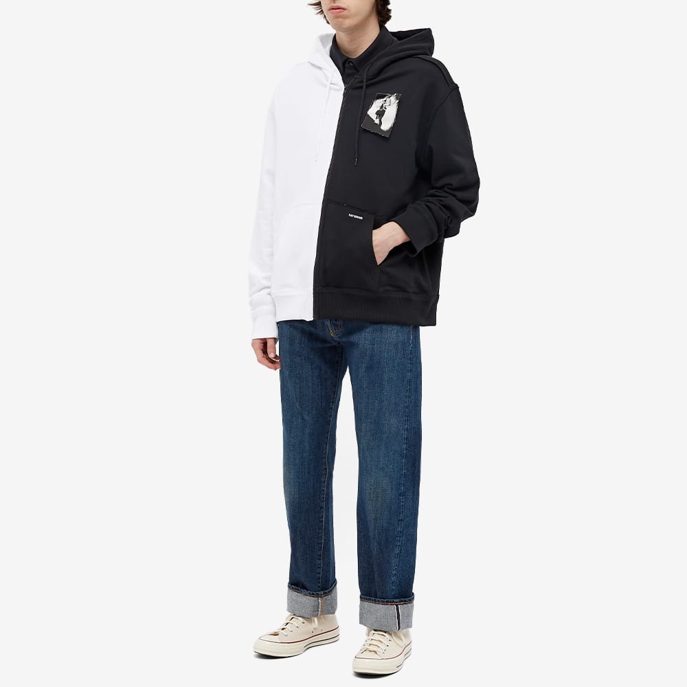 Fred Perry x Raf Simons Patch Zip Through Split Hoody - 6