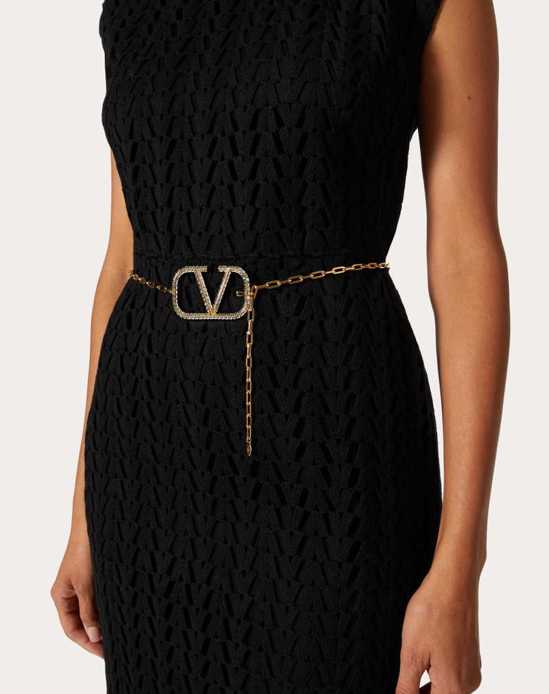 VLOGO SIGNATURE CHAIN BELT 5
