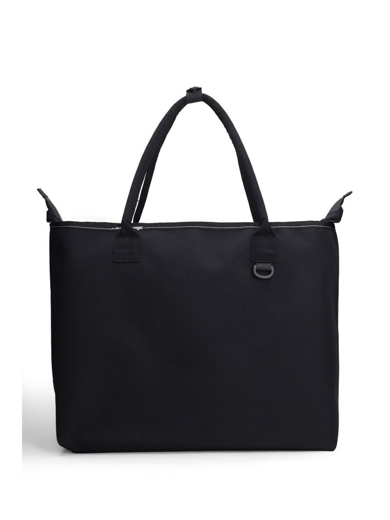 and Wander contrast-stitch pouch-detail tote bag outlook