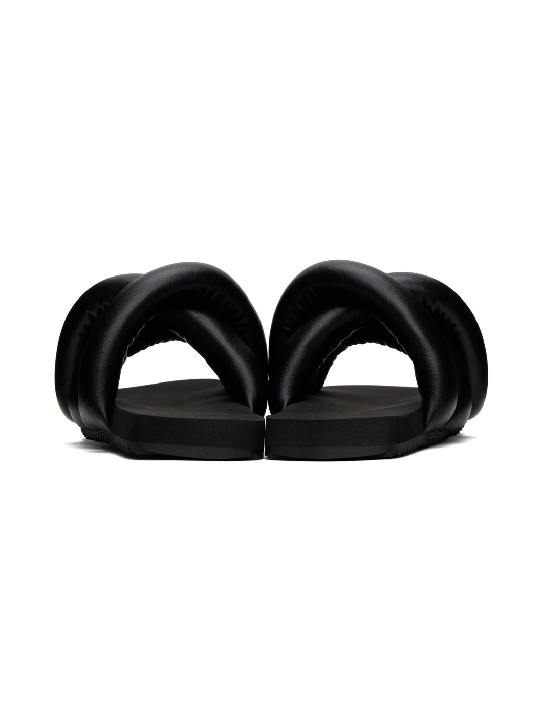 Black Tyre Slide Sandals - 2