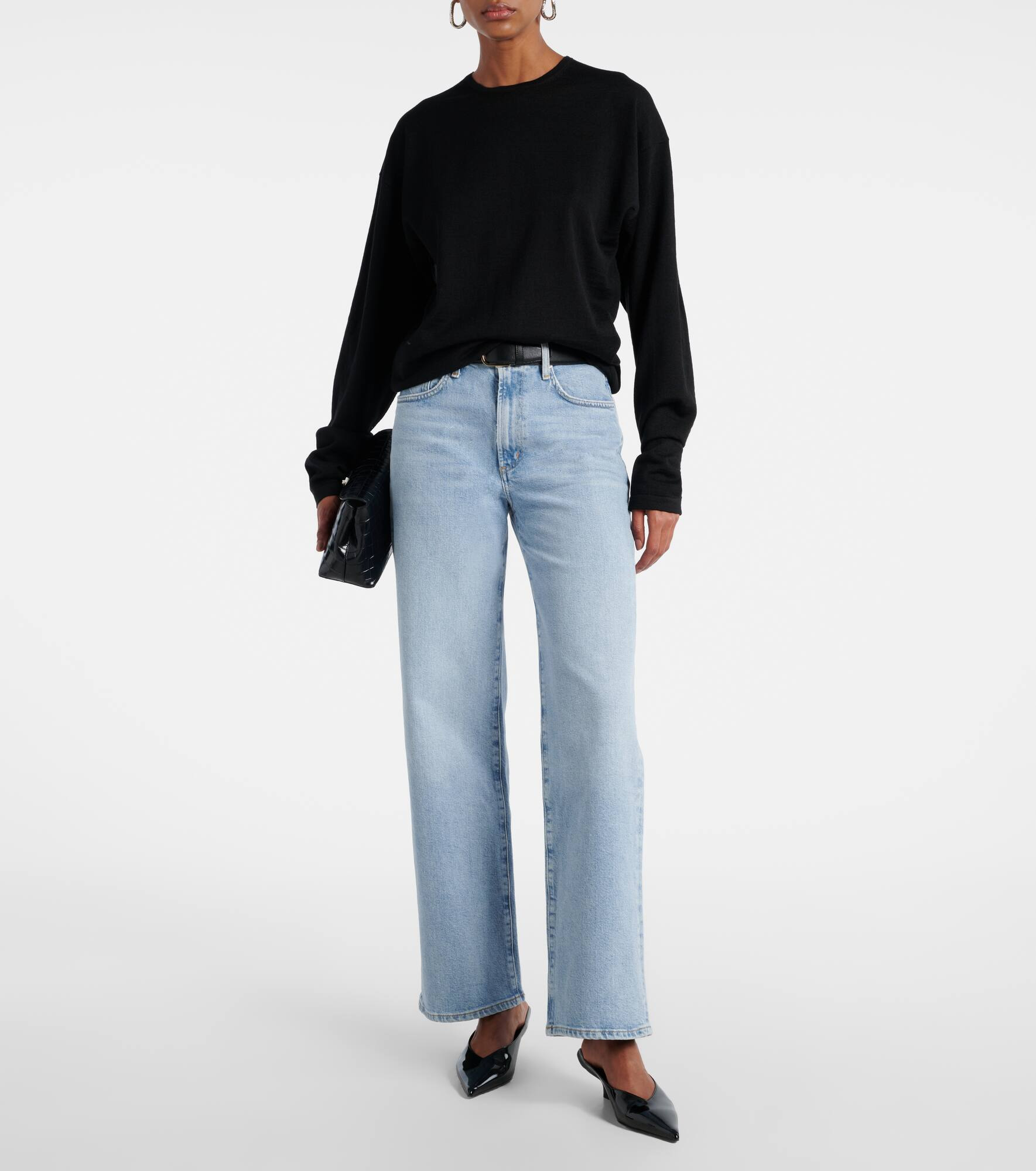 Harper high-rise wide-leg jeans - 2