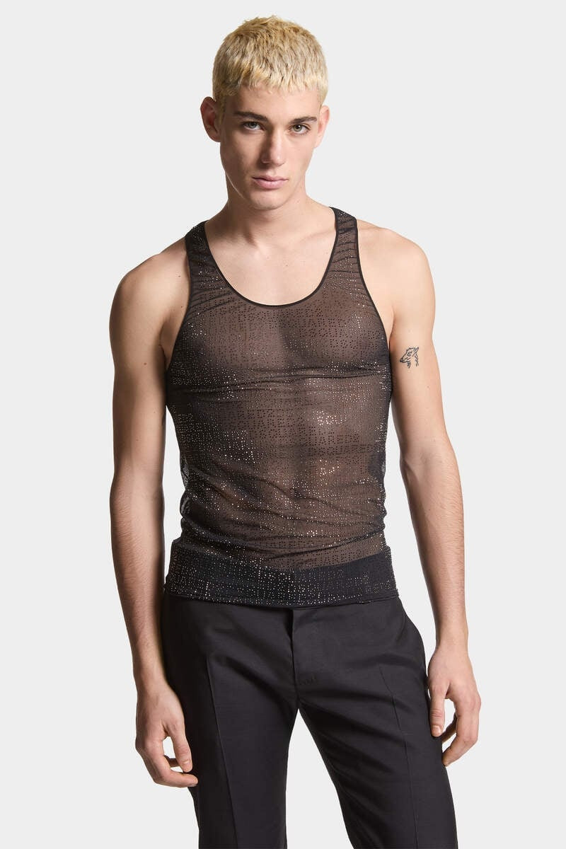 DSQUARED2 EVENING TULLE TANK TOP 3