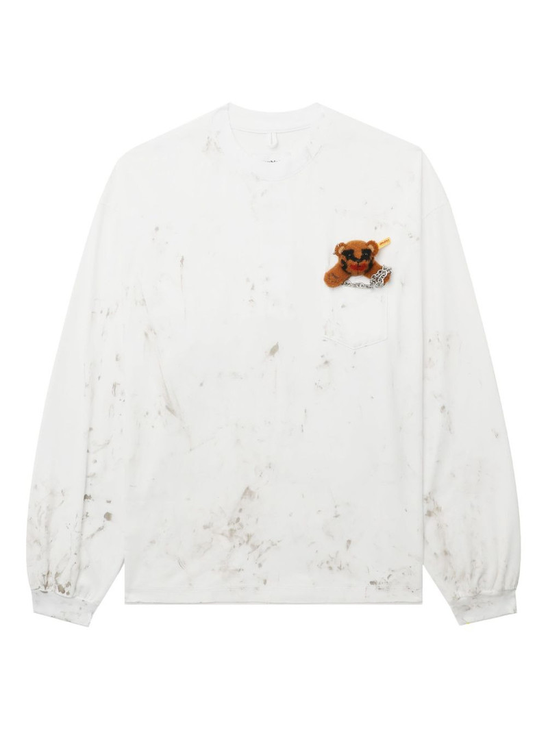 pocket-teddy long-sleeve T-shirt 1