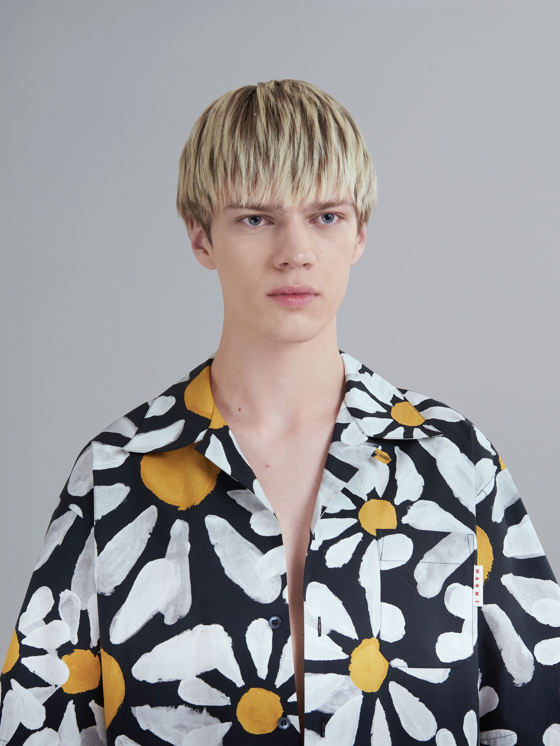 EUPHORIA PRINT POPLIN BOWLING SHIRT - 4