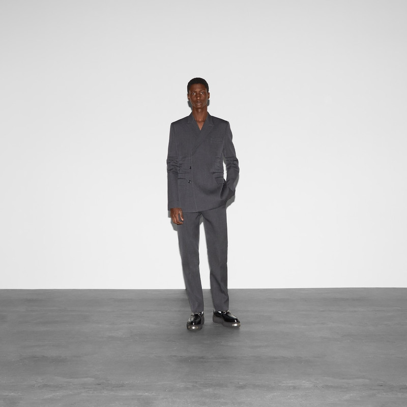 GUCCI Wool suit with crease detail outlook