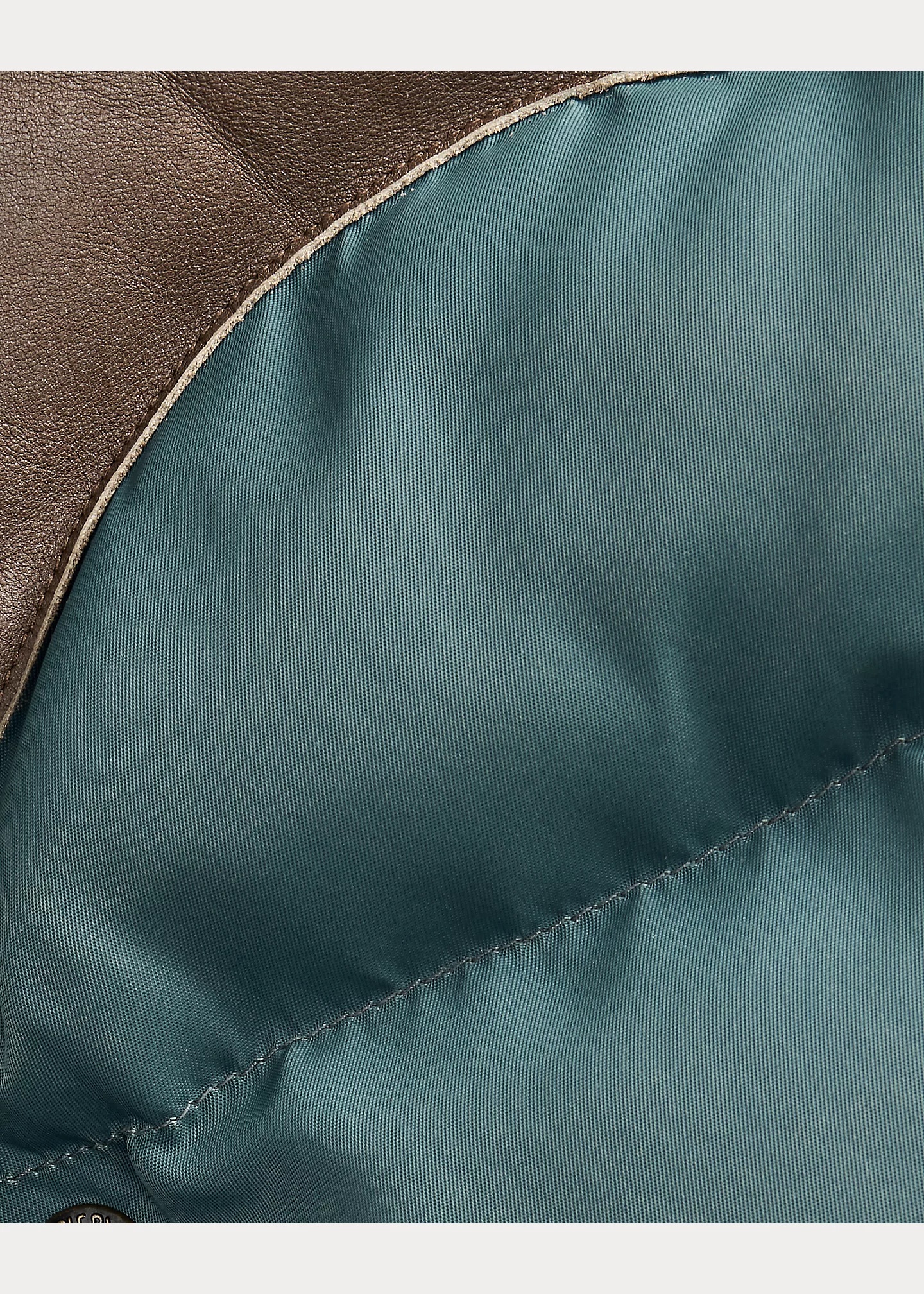 Leather-Yoke Quilted Vest - 6