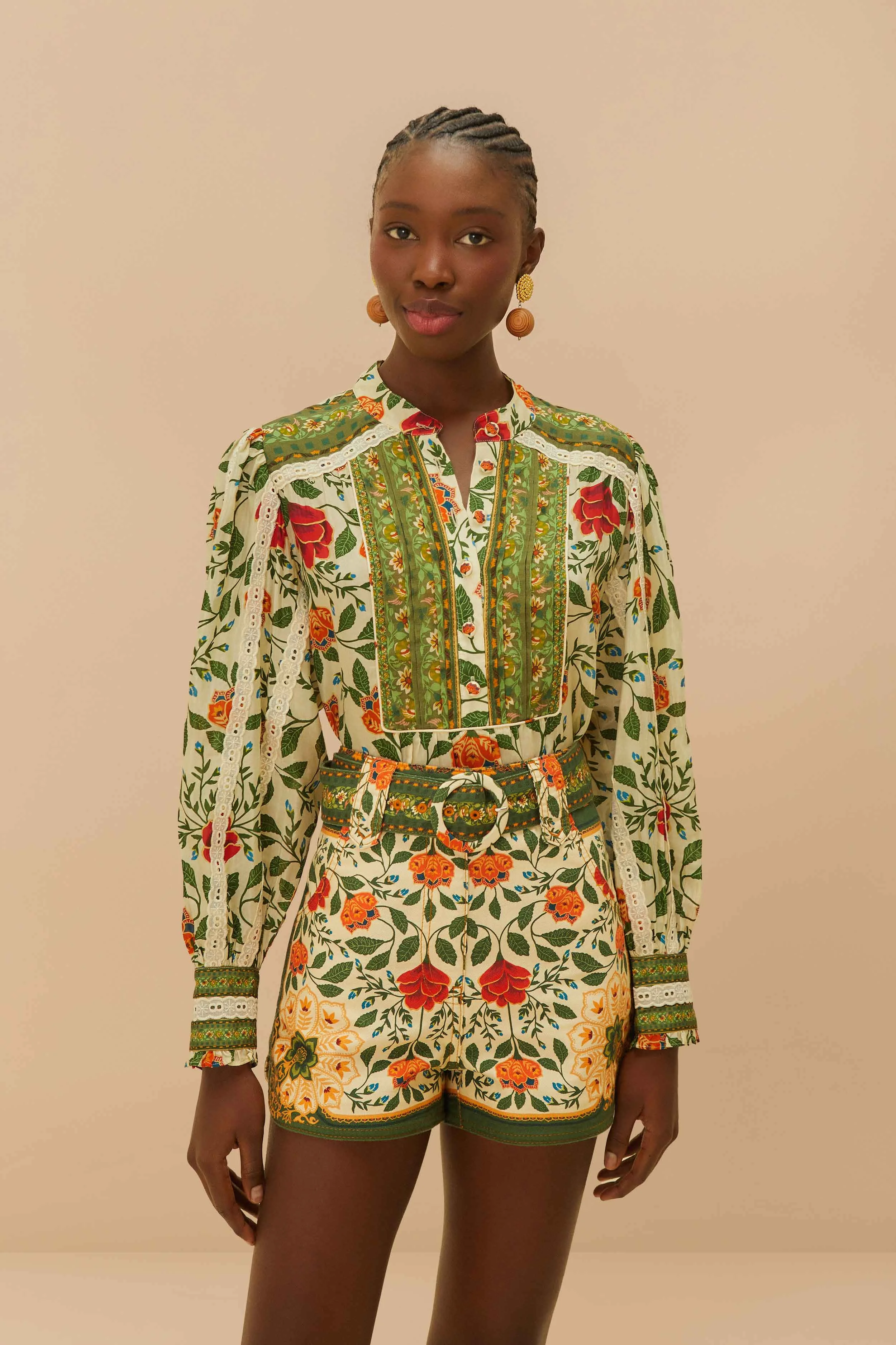 Sand Garden Tapestry Shorts - 1