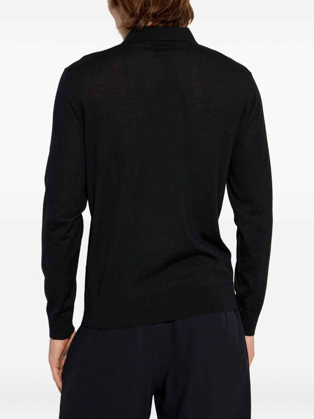 long-sleeve polo shirt - 4