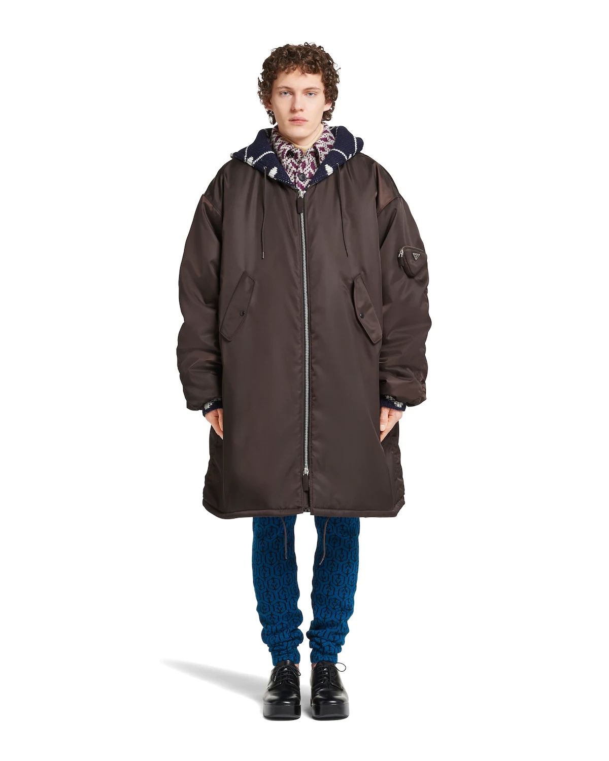 Oversized Re-Nylon raincoat - 2