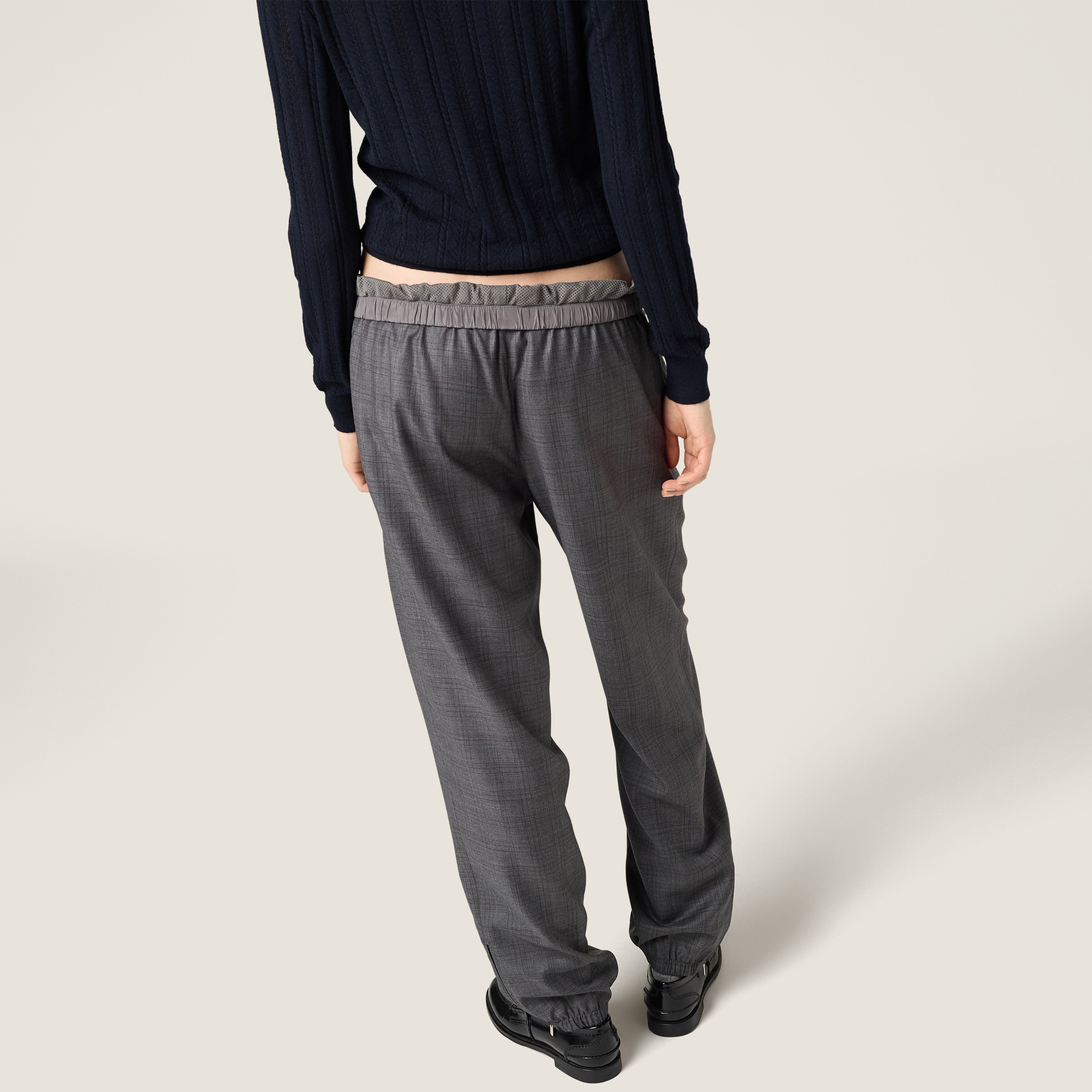 Prince of Wales checked joggers - 3