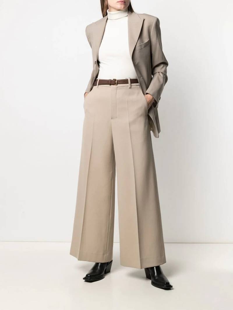 AMI Paris high-waisted palazzo pants outlook