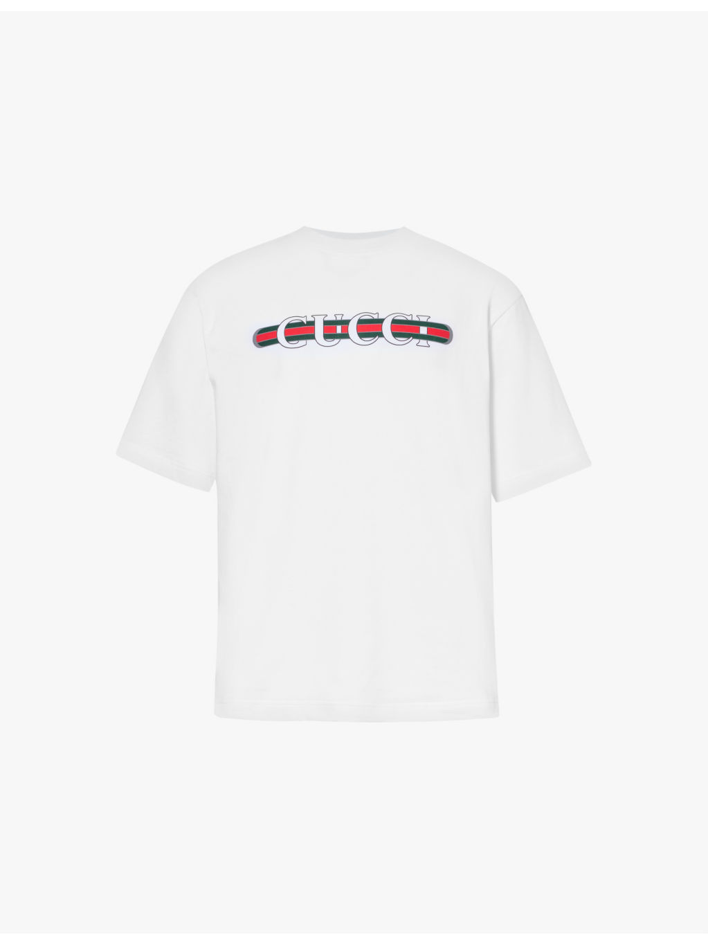 Brand-print regular-fit cotton-jersey T-shirt - 1