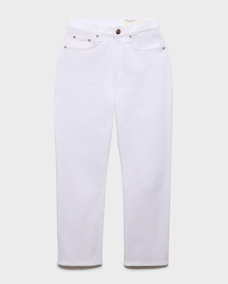 rag & bone Wren Slim - Optic White outlook